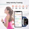 Donerton Smart Watch, Fitness Tracker for Women, 1.4" TFT LCD Screen Smartwatch with Heart Rate and Sleep Monitor, IP67 Waterproof Activity Tracker with Pedometer, Fitness Watch for Android and iOS