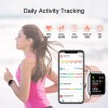 Donerton Smart Watch, Fitness Tracker for Women, 1.4" TFT LCD Screen Smartwatch with Heart Rate and Sleep Monitor, IP67 Waterproof Activity Tracker with Pedometer, Fitness Watch for Android and iOS